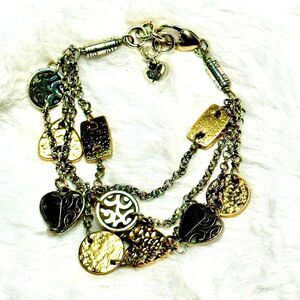 Brighton Multi Layered Scrollwork Bracelet 8"